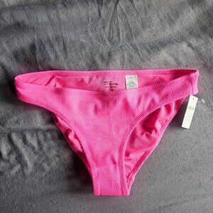 Aerie Bottom Bikini Neon Pink XS New With Tags